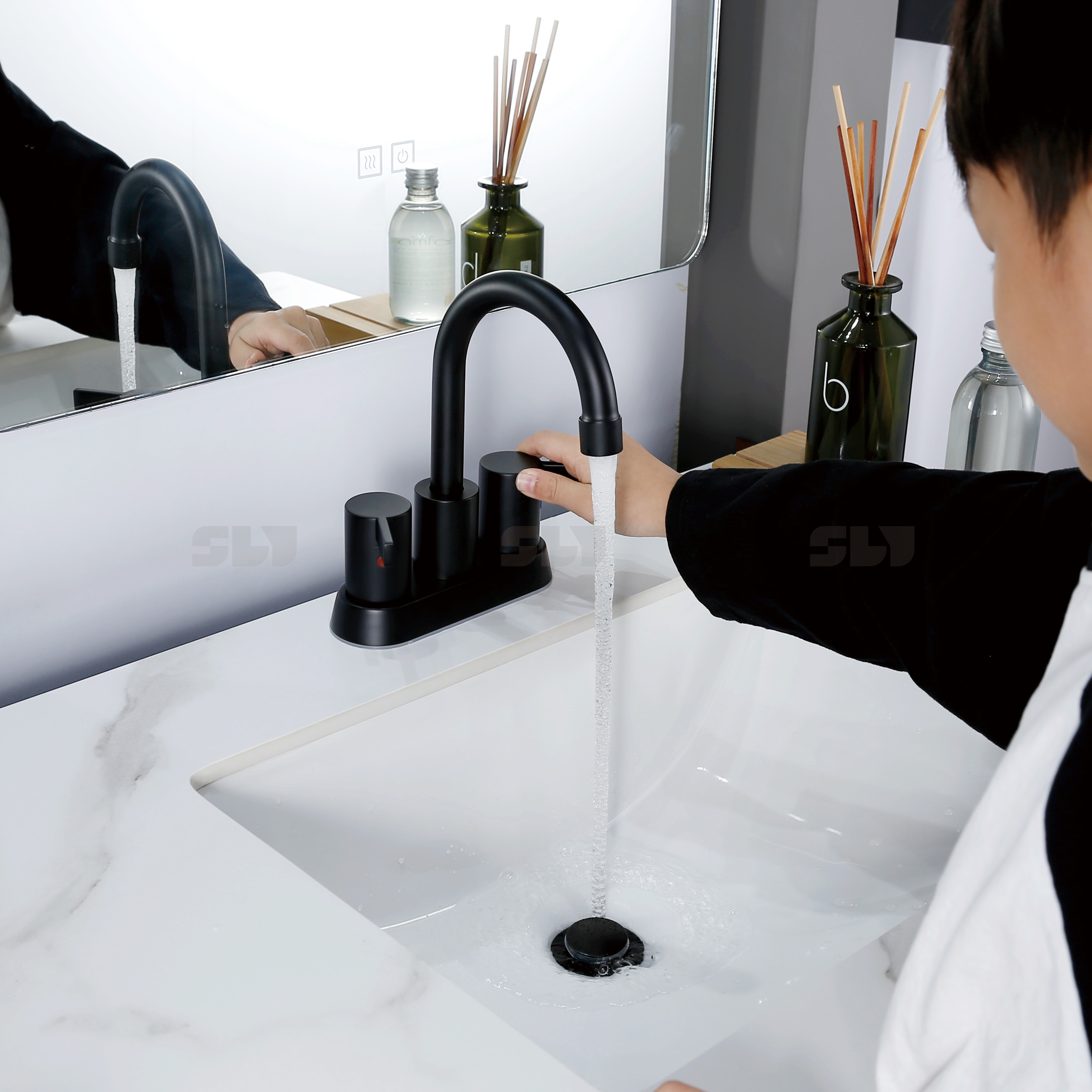 robinet de salle de bain moderne