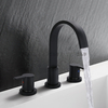 Le mélangeur de lavabo chaud et froid tape du robinet de bassin de salle de bain 8 pouces robinet répandu