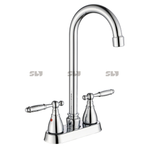 2022 robinet de cuisine de salle de bain nickel brossé robinet de lavabo de 4 pouces