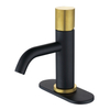 Boulangeur en laiton en laiton Brackaged Bascall Spout Bandleur Taps Gold Robinets Bathroom