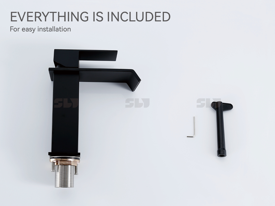 robinet de lavabo de salle de bain blanc