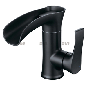 Robinet de bassin à trous simple en acier inoxydable en acier inoxydable