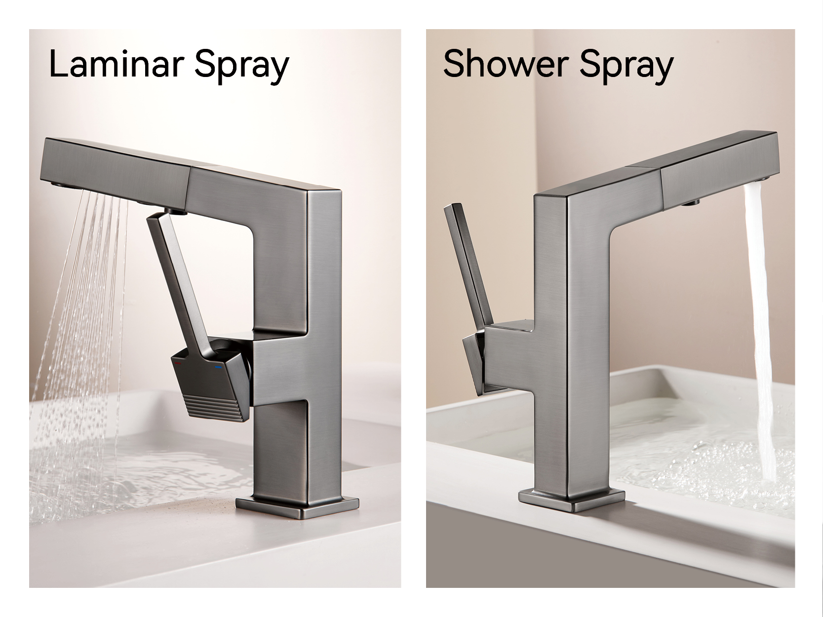 robinet de salle de bain central