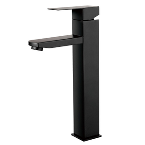 SLY Robinet mitigeur de lavabo de salle de bains doré à trou unique, robinet mitigeur noir pour salle de bains