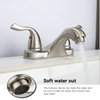 Nickel sournois nickel moderne de salle de bain moderne pont de pont de comptoir de comptoir du bassin de lavabo