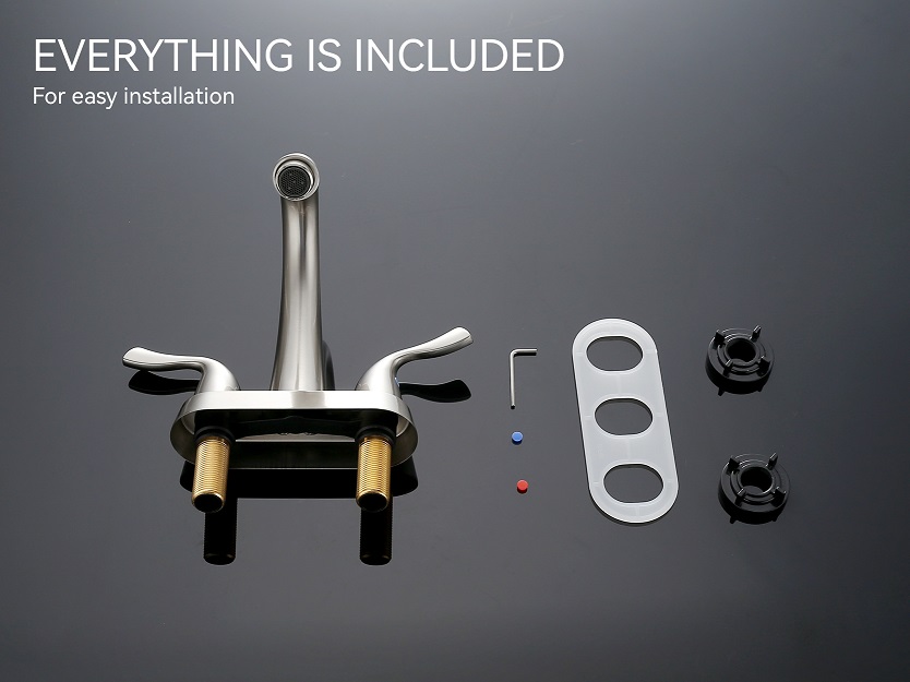 robinets de salle de bains en cuivre