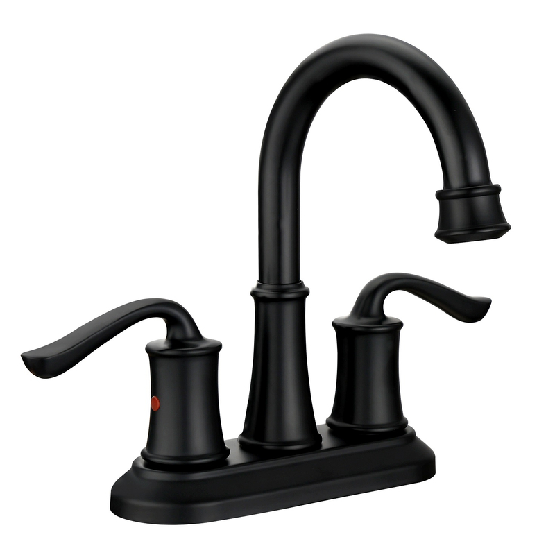 Robinet de lavabo en laiton en laiton mélangeur de salle de bain robinet de cascade