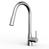Robinet de lavabo de cuisine à printemps à poil à la poignée inférieure monomodique sournois sournois