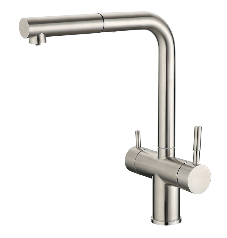 Filtre sournois brossé Nickel Kitchen Robinet en gros