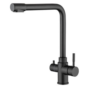 Taps de cuisine nickel brossés sourcils robots d'eau purifiés au robinet d'eau à chaud Filtration d'eau et robinets