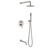 Samliyu Rain Shower System Brackaged Nickel 3 Fonction Fonction Fonction de douche Robo Set 