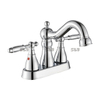 Robinet de bassin à double poignée moderne moderne robinet de salle de bain robinet de 4 pouces 