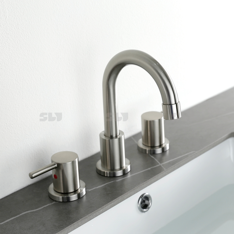 3 trous 8 pouces robinet d'eau widspread de salle de bain mélangeur de robinet d'évier de la salle de bain Taps