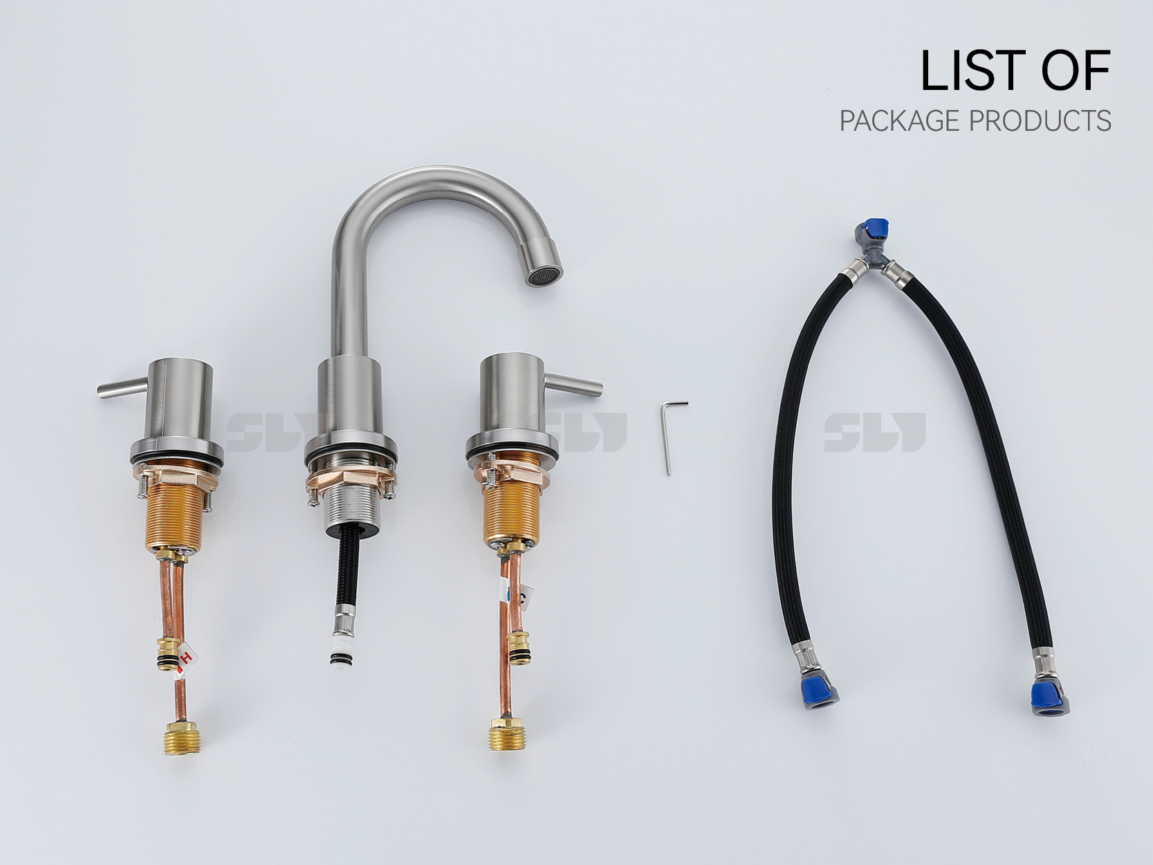 robinet de bassin en acier inoxydable