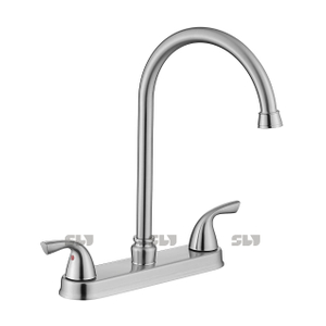 Robinets de salle de bain chauds et froids SLY Robinet de salle de bain en cuivre nickel brossé