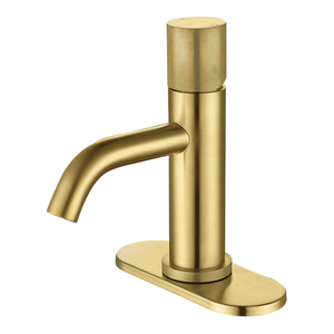 Boulangeur en laiton en laiton Brackaged Bascall Spout Bandleur Taps Gold Robinets Bathroom