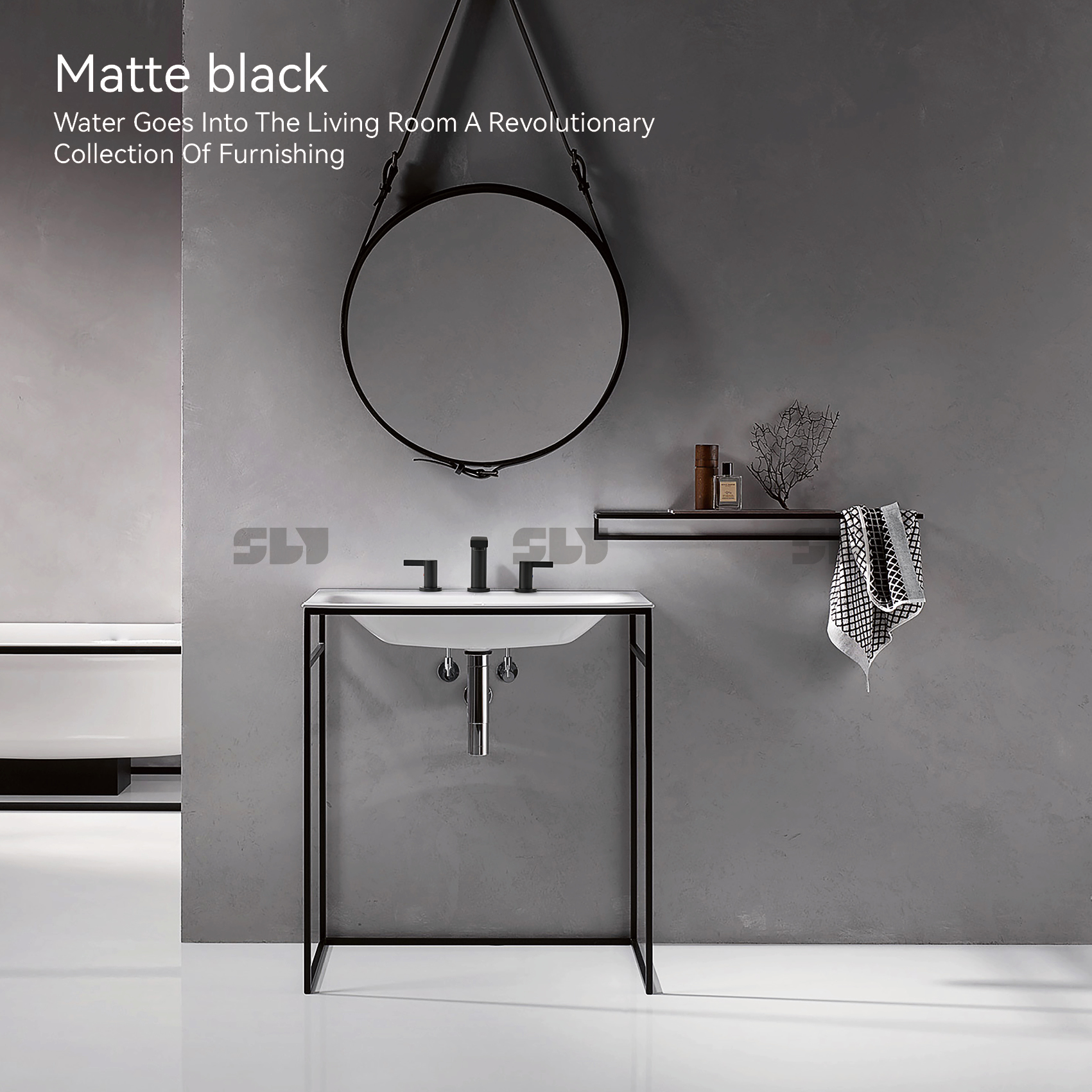 Robinet à double poignée en argent en acier inoxydable sournois