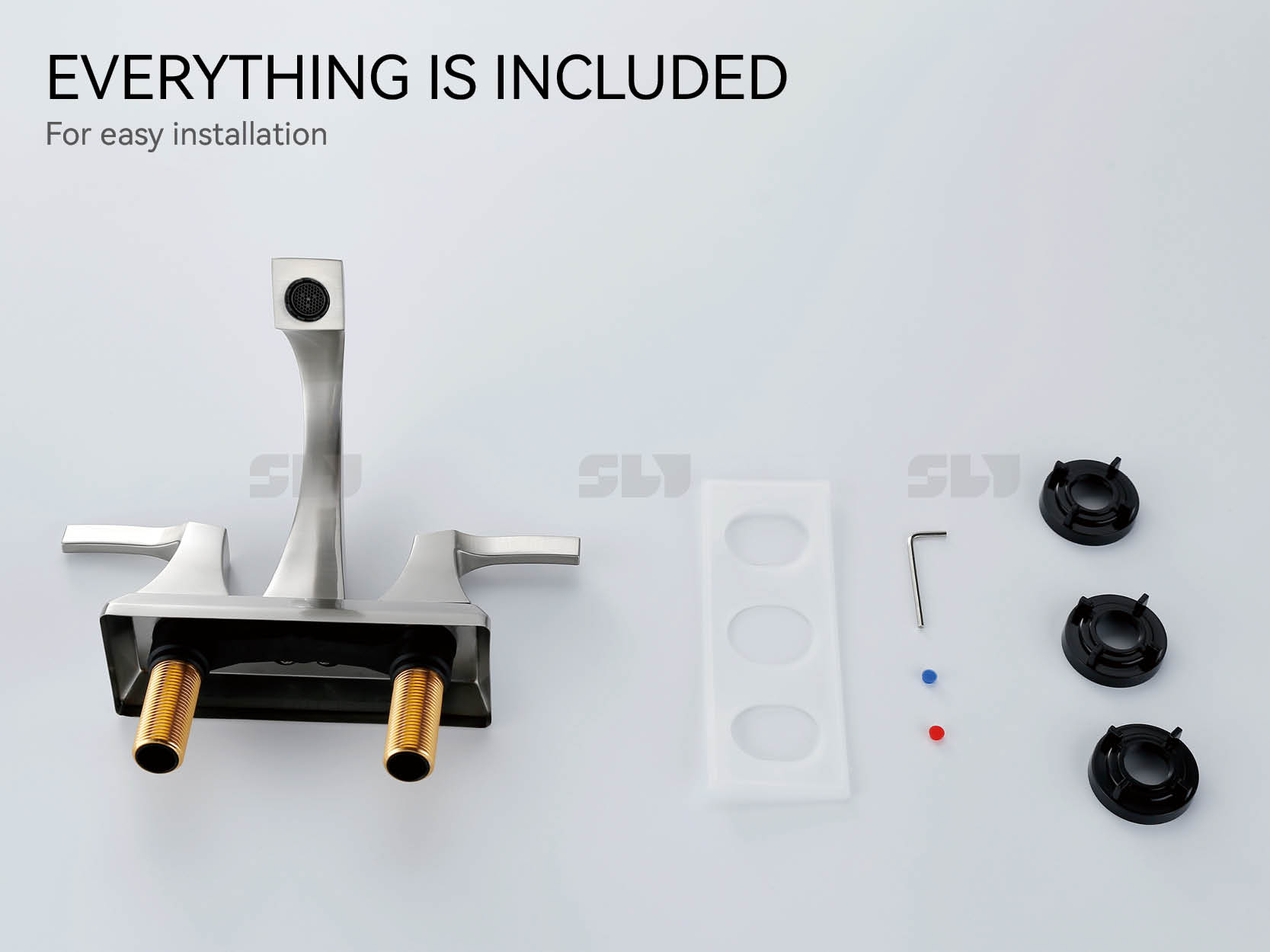 robinet de lavabo chaud/froid