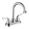 Sly Zinc Chrome Nouveau conception Double contrôle du bassin de salle de bain Robinet Cold Water
