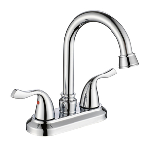 Sly Zinc Chrome Nouveau conception Double contrôle du bassin de salle de bain Robinet Cold Water