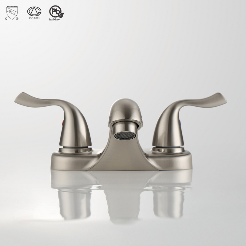 Nickel sournois nickel moderne de salle de bain moderne pont de pont de comptoir de comptoir du bassin de lavabo