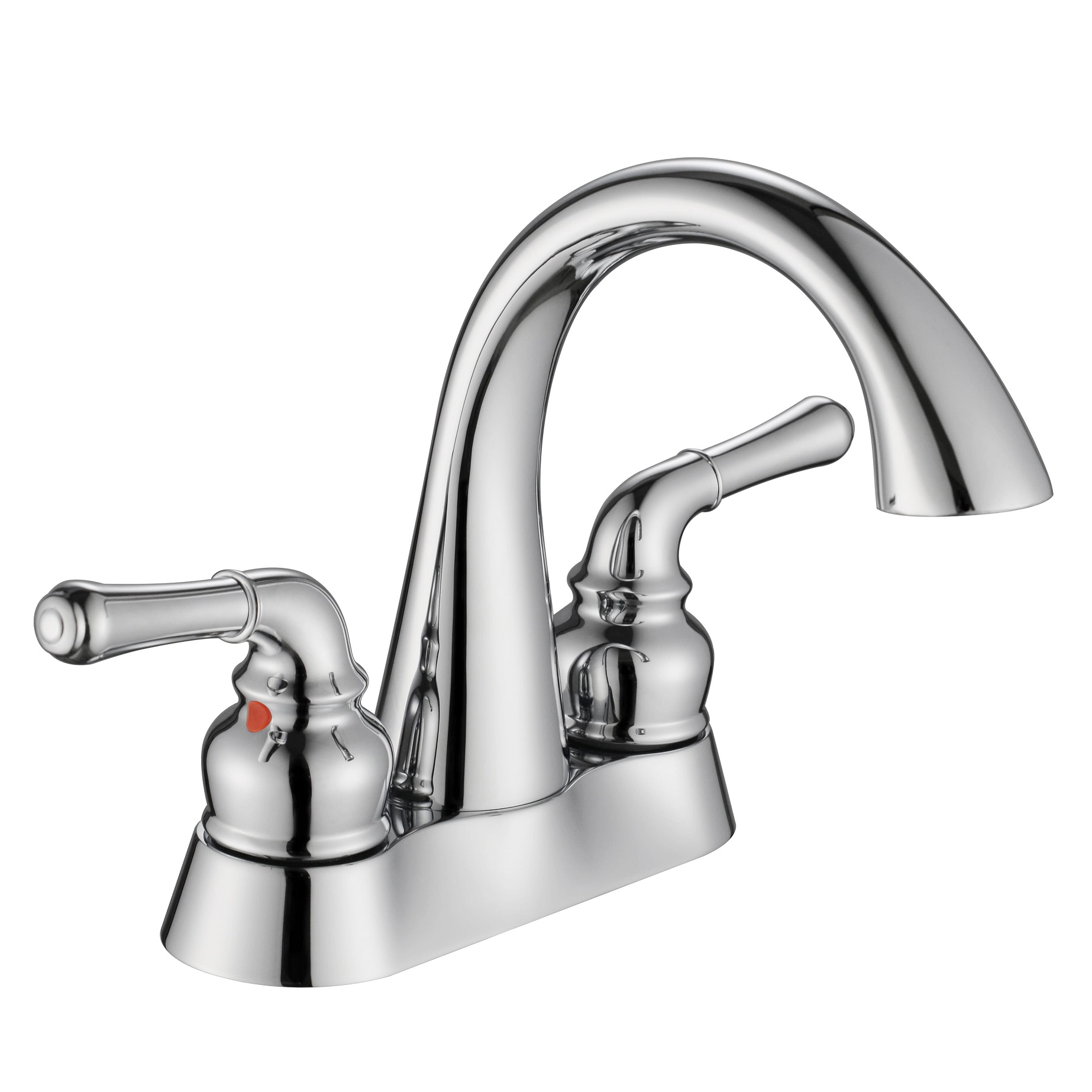 Mélange de robineur de robinet de bassin d'eau de salle de bain monté sur le bassin de salle de bain montée en lait