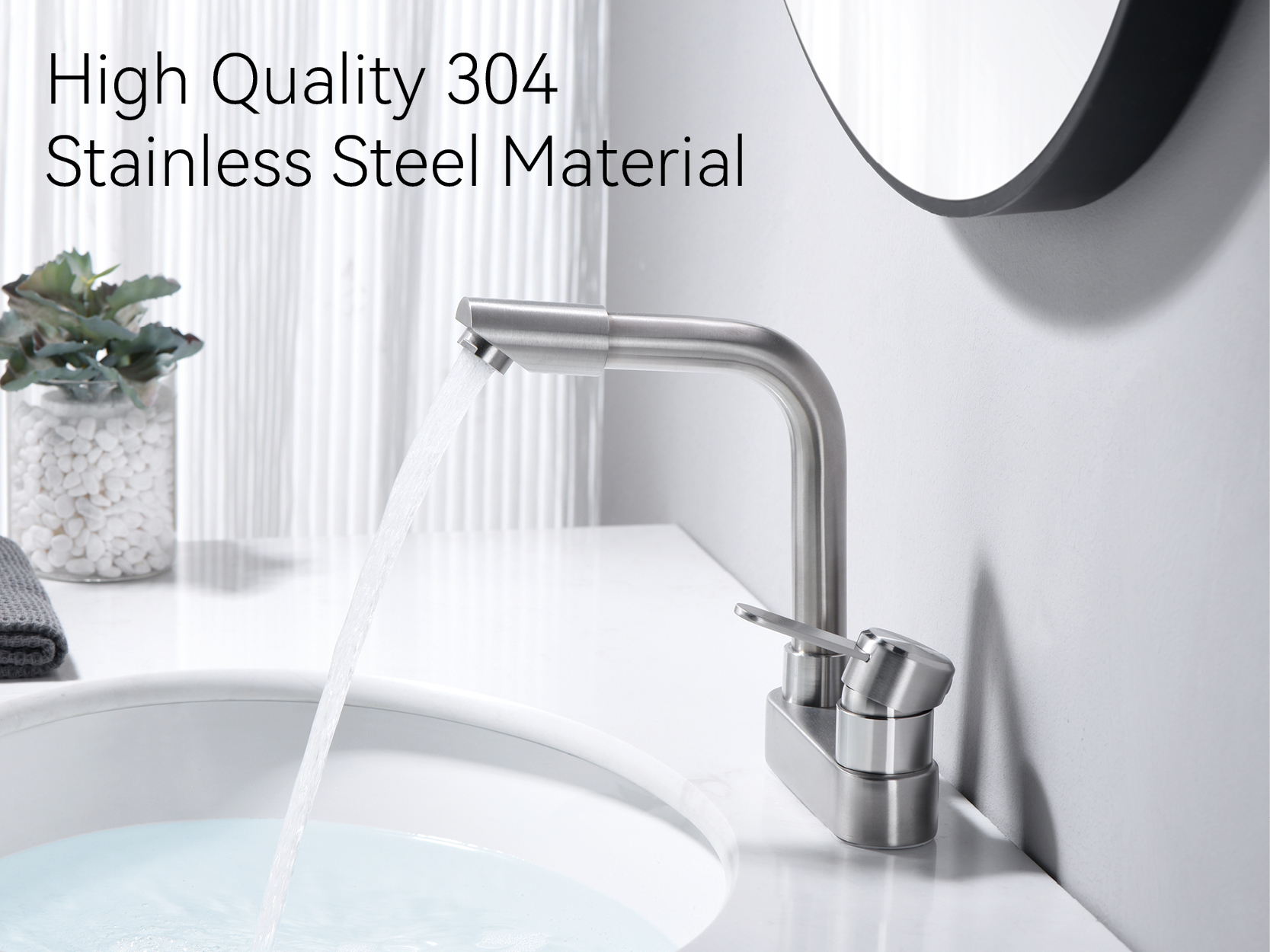 robinets cascade salle de bain