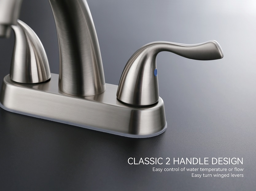 robinet de salle de bain en cuivre