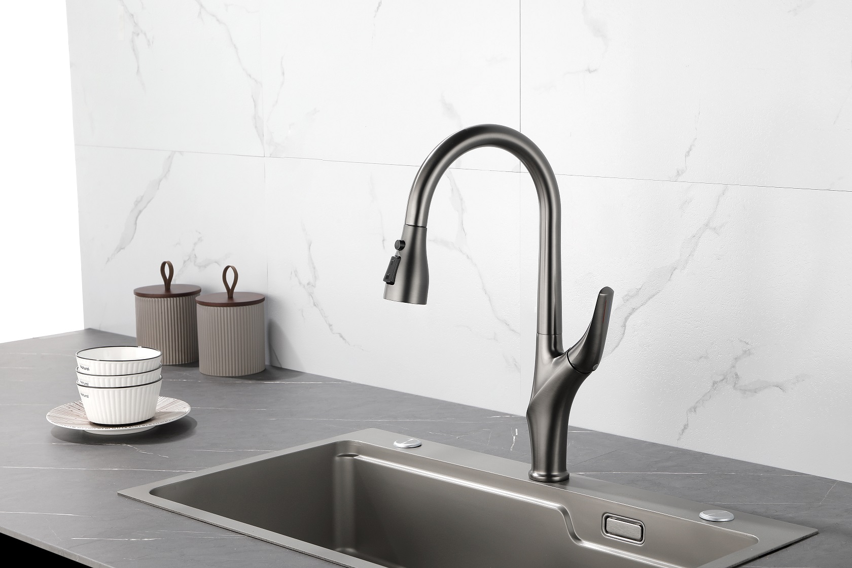 Pulv&eacute;risateur de robinet d'&eacute;vier de cuisine