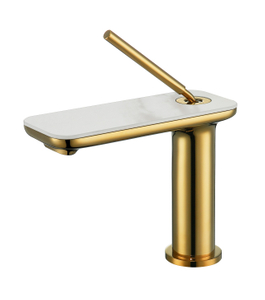 Faupe de lavabo de salle de bain moderne en laiton en laiton en laiton