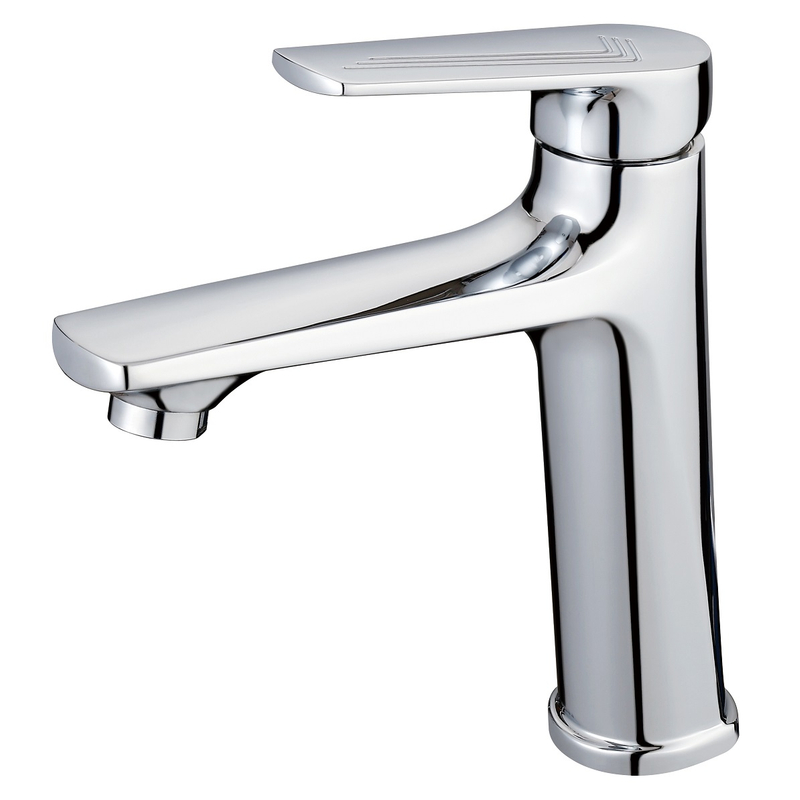 Robinet de bassin de salle de bain en laiton cuite en laiton
