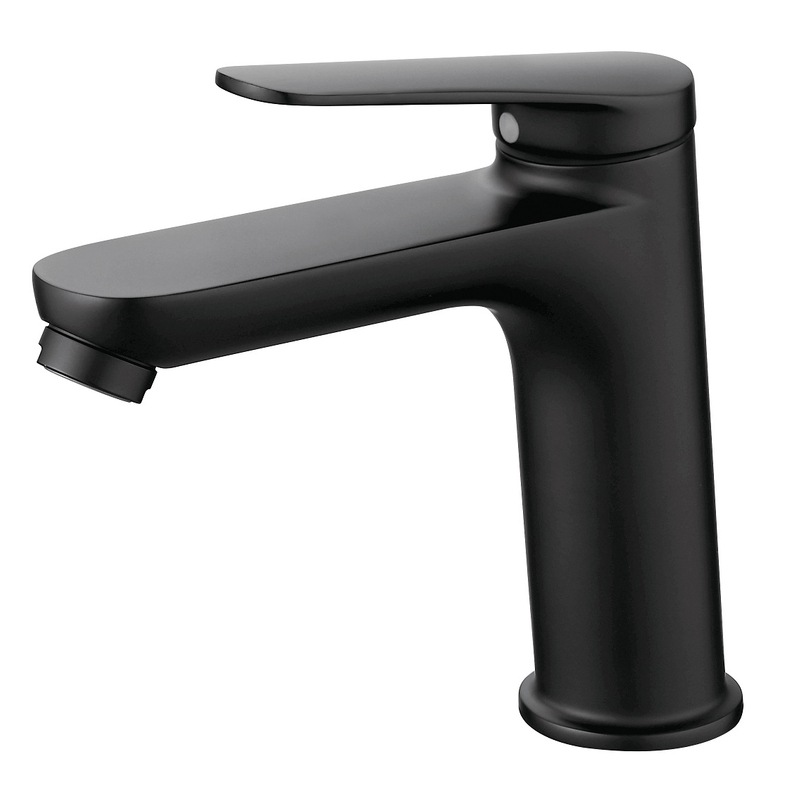 Sly Chrome Square Design Single Cold Tap Black Basin Robinet Bathroom Tap Tap Zinc Alloy lavel