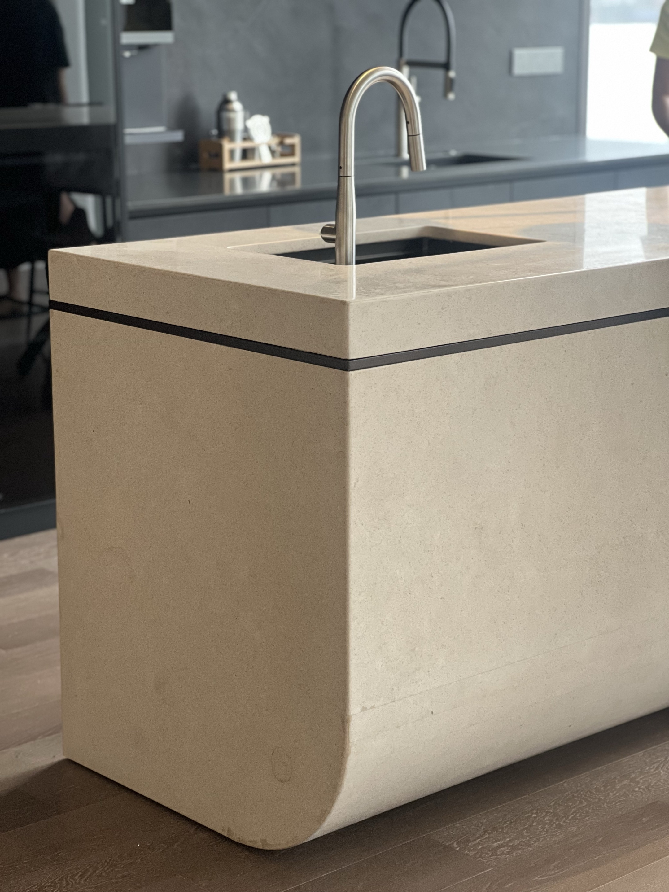 Robinet de cuisine en acier inoxydable