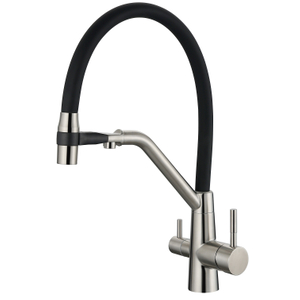 Robinet de purification de l'eau de cuisine sly304 robinet de cuisine directe bassin de cuisine chaude robinet d'eau froide