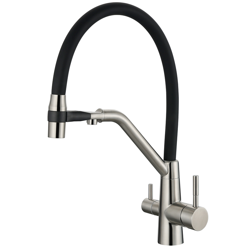 Robinet de purification de l'eau de cuisine sly304 robinet de cuisine directe bassin de cuisine chaude robinet d'eau froide