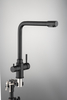 Taps de cuisine nickel brossés sourcils robots d'eau purifiés au robinet d'eau à chaud Filtration d'eau et robinets