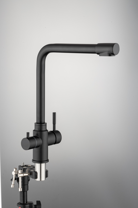 Taps de cuisine nickel brossés sourcils robots d'eau purifiés au robinet d'eau à chaud Filtration d'eau et robinets