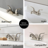 Nickel brossé Nouveau design de luxe Taps de salle de bain robinets d'évier de mixage