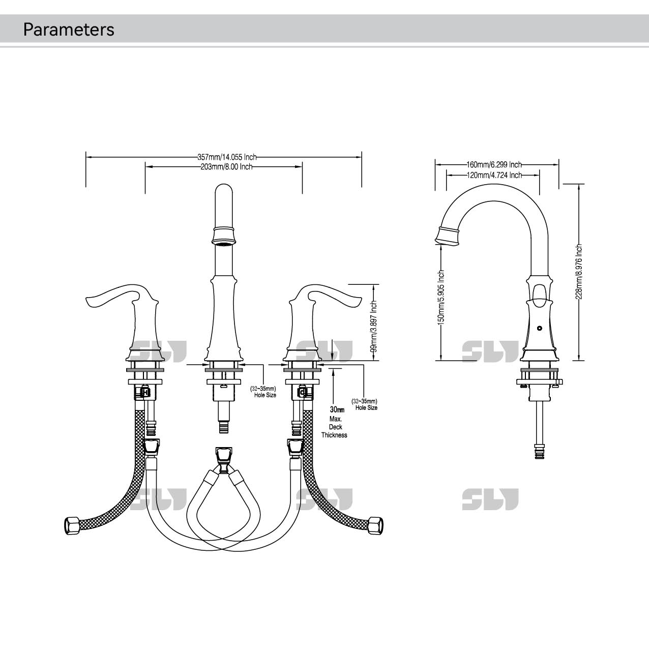 robinet de salle de bain en cuivre
