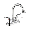 Robinet mitigeur de lavabo durable à deux poignées SLY Robinet mitigeur contemporain chromé