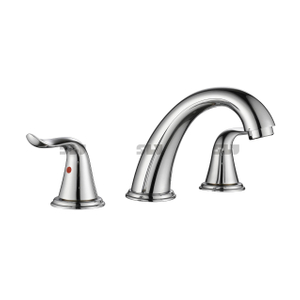 Robinet de bassin sournois mélangeur à eau monté sur pont de pont de pont chaude et froide pour lavabo robinet de salle de bain