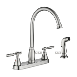 Robinet de cuisine de 8 pouces sournois sournois robinet de haute qualité avec pulvérisateur latéral 