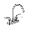 SLY Robinet d'eau chaude et froide Robinet de lavabo à double poignée Mélangeur de salle de bain