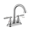 Robinet du bassin de salle de bain à arc sournois sournois robinet de salle de bain monté de bains 