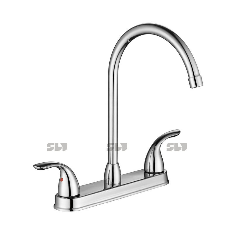 Robinet de centille de robinet de cuisine de 3 hous sournois pour lavabos de cuisine