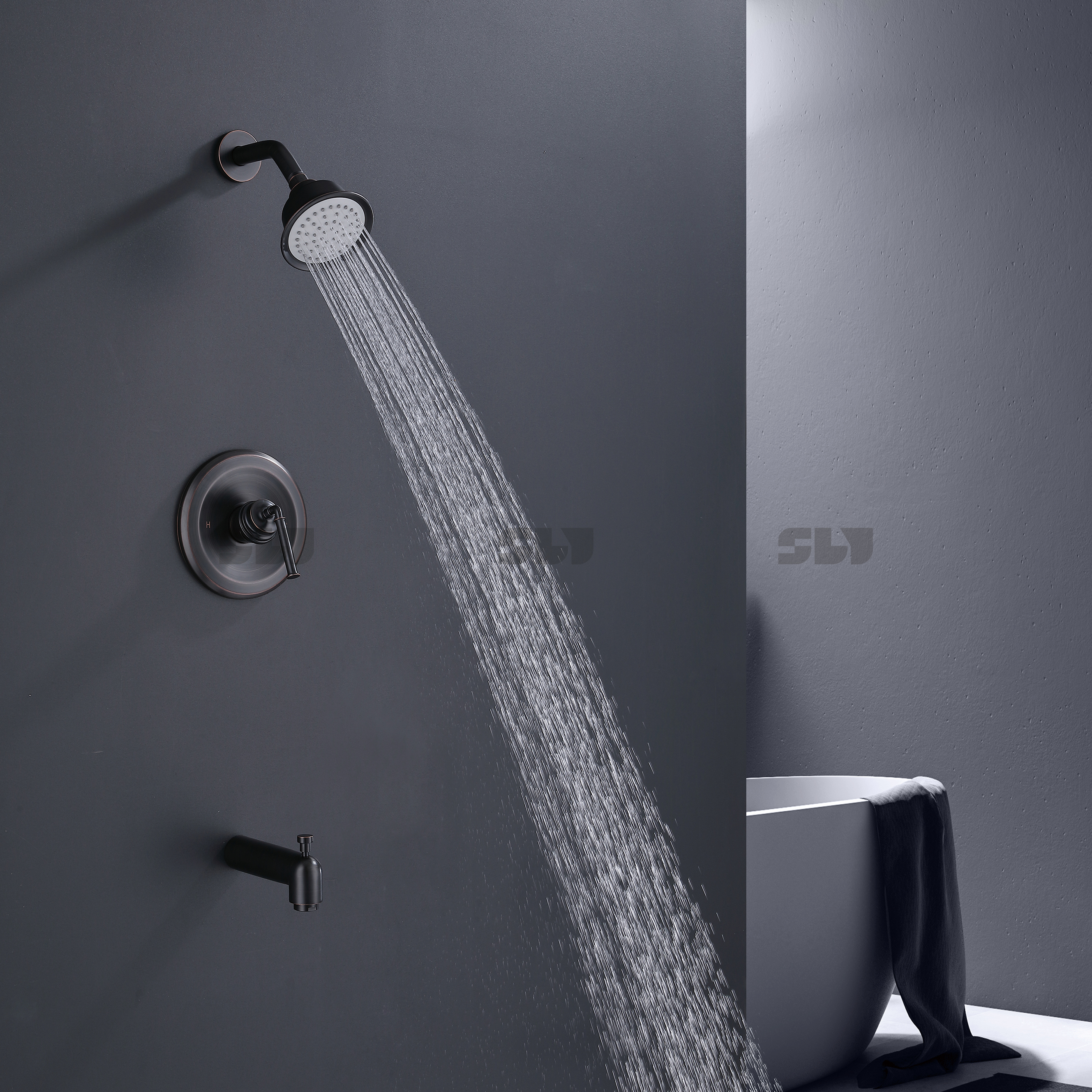  Robinet de douche en laiton &agrave; deux fonctions 