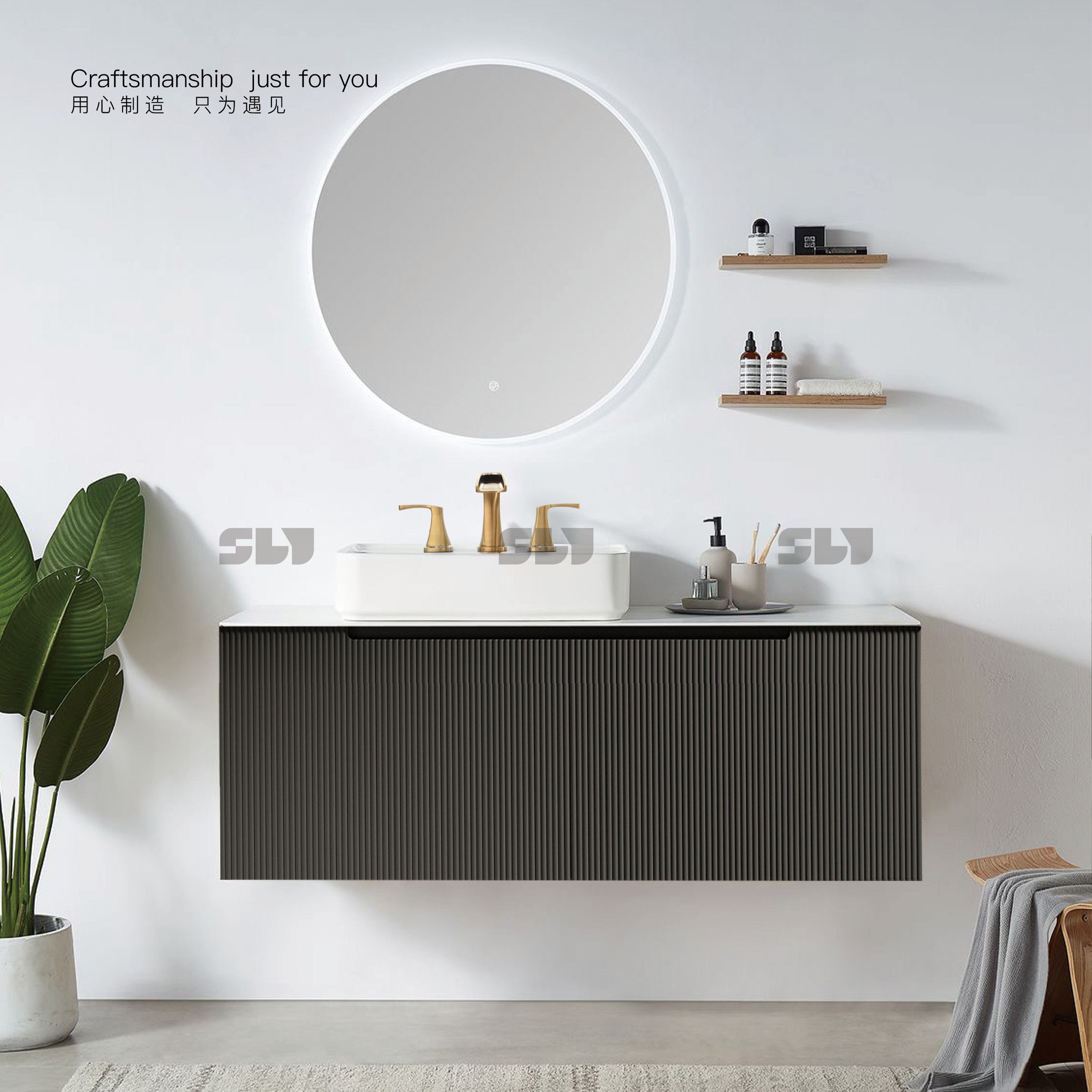 robinets de salle de bains en laiton