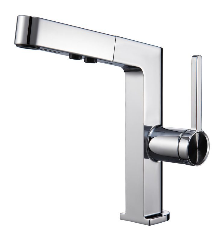 Sly Zinc Brossed Metal Motor Modern Salle Hole Handle Handle Robinets Évier Bouetteurs Taps