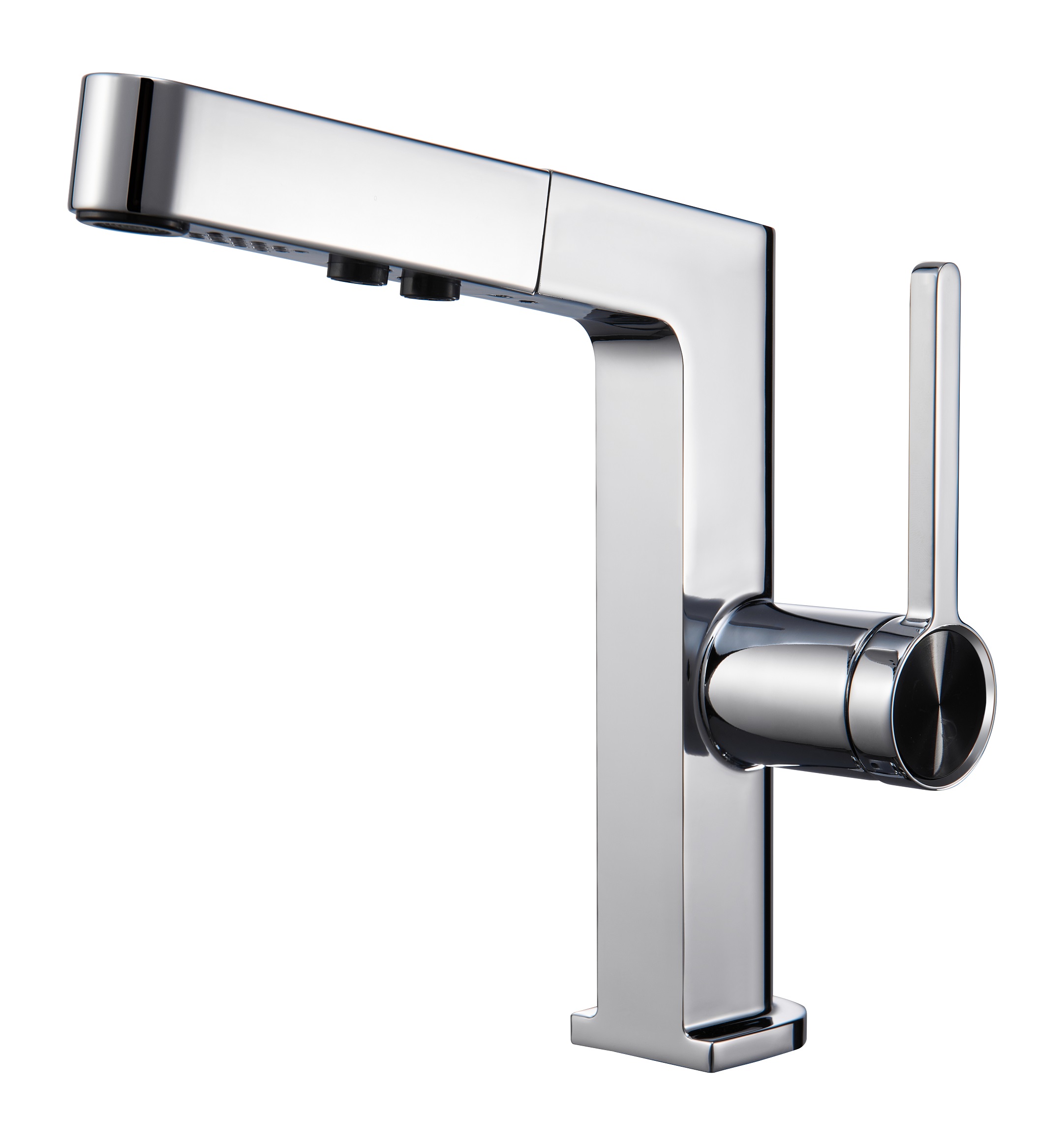Sly Zinc Brossed Metal Motor Modern Salle Hole Handle Handle Robinets Évier Bouetteurs Taps