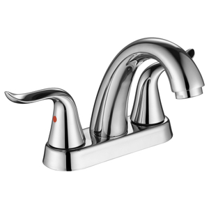 Robinet de salle de bain en nickel brossé sournois avec salle de bain en céramique